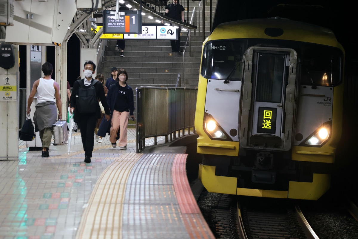 JR東日本 幕張車両センター E257系 マリNB-02編成