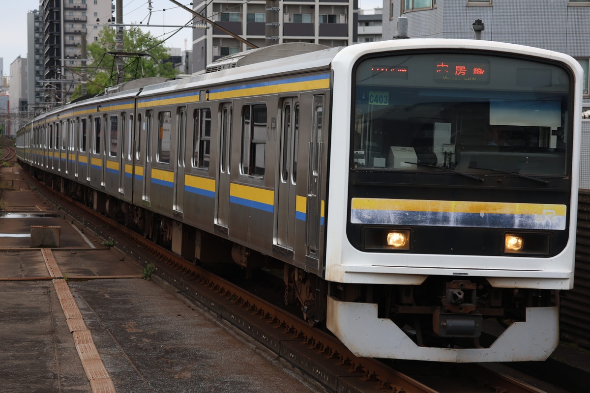 JR東日本 幕張車両センター 209系 マリC403編成