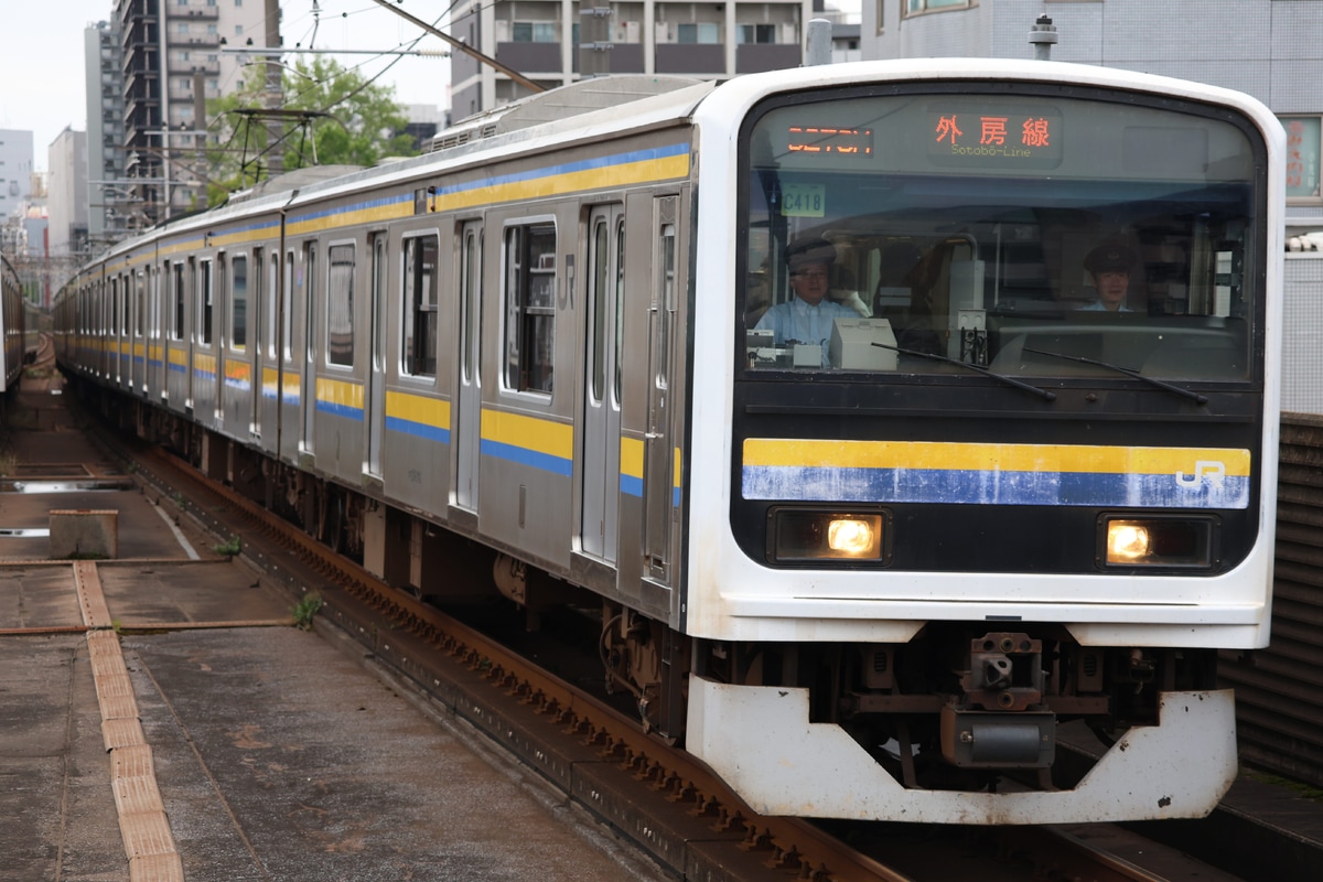 JR東日本 幕張車両センター 209系 マリC418編成