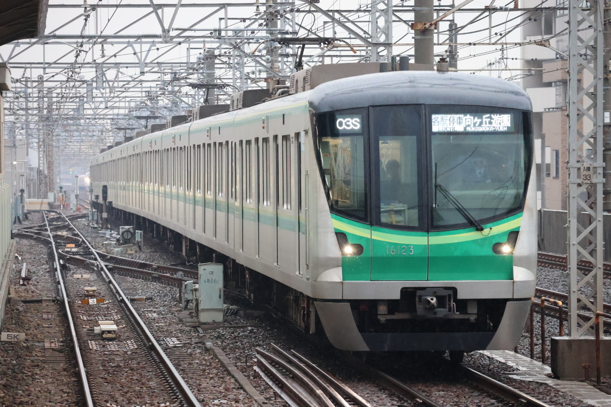 東京メトロ 綾瀬検車区 16000系 16123F