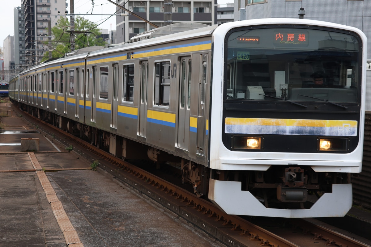 JR東日本 幕張車両センター 209系 マリC420編成