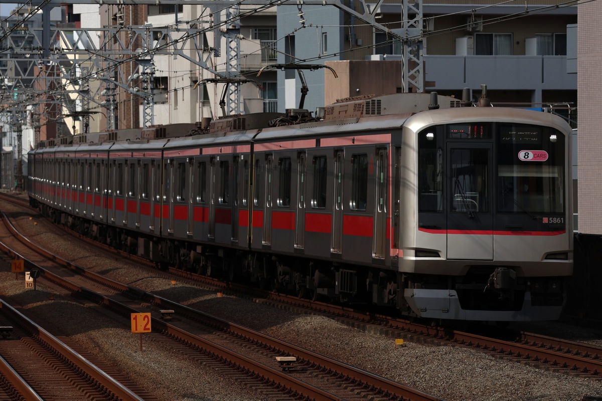東急電鉄 元住吉検車区 5050系 5161F