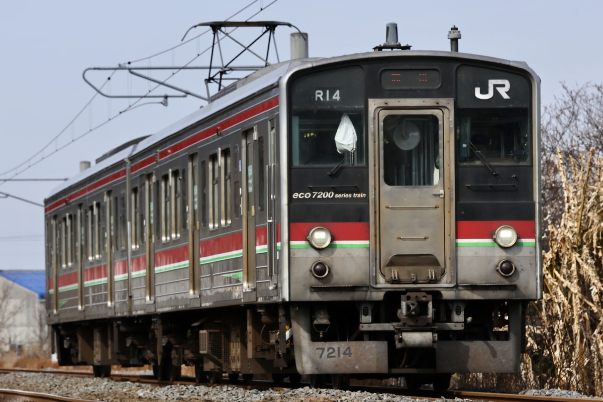 JR四国 高松運転所 7200系 R14編成