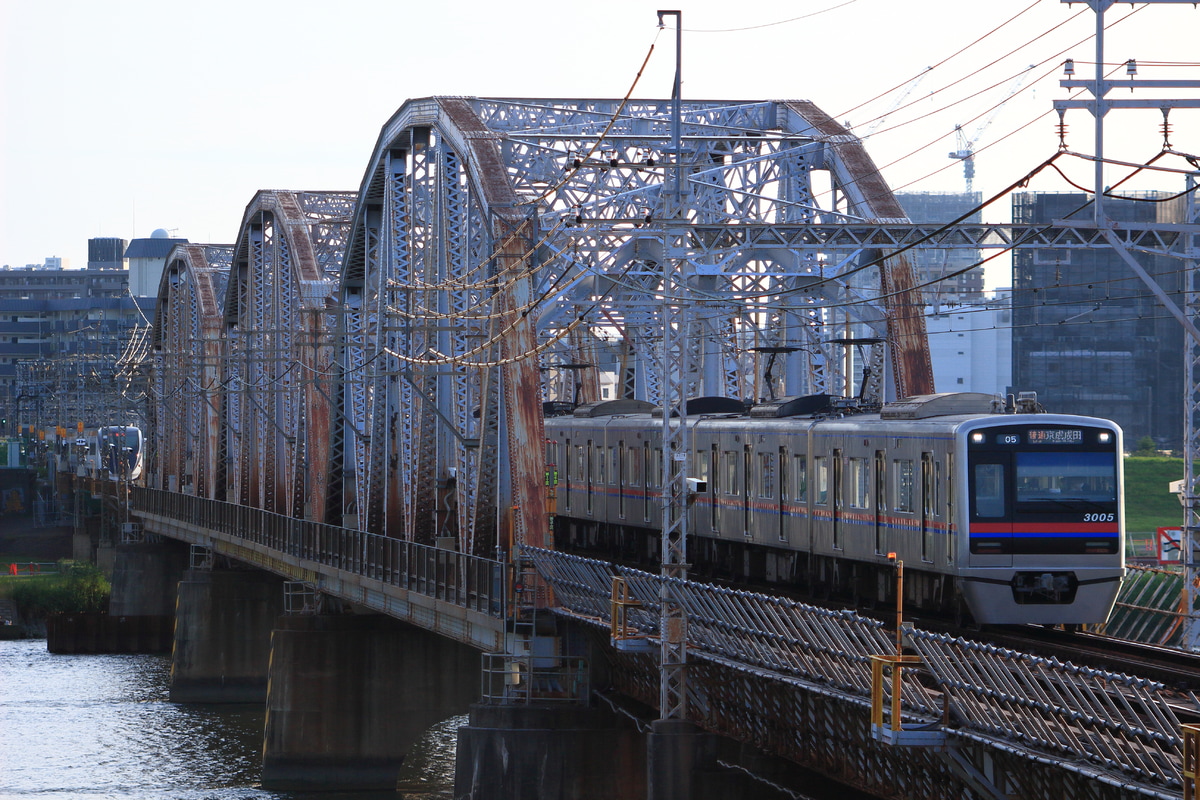 京成電鉄 宗吾車両基地 3000形 3005編成