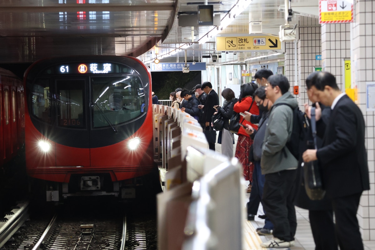 東京メトロ 中野検車区 2000系 2106F