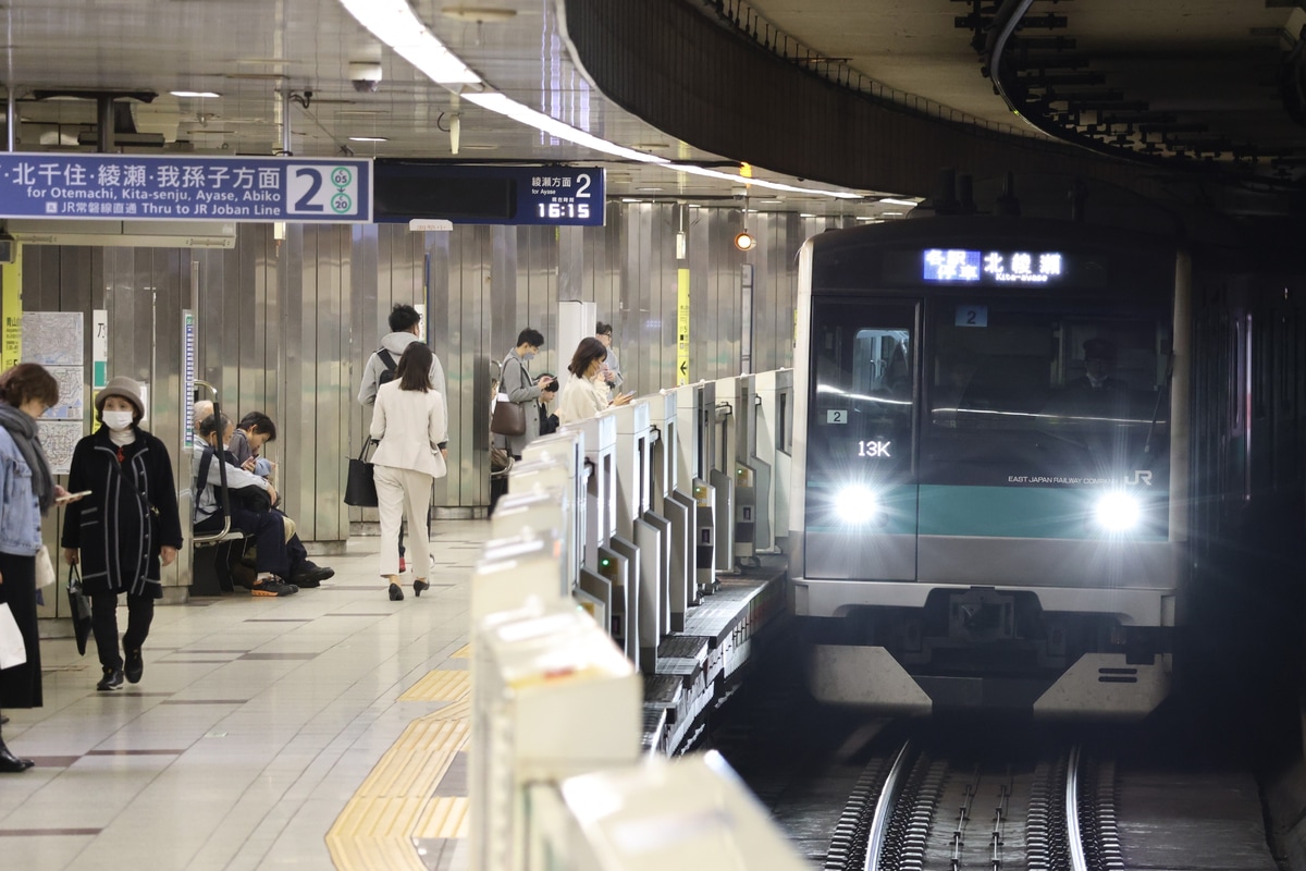 JR東日本 松戸車両センター本区 e233系 マト2編成