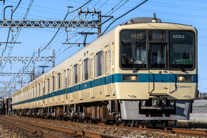 喜多見検車区8000型8253×6を六会日大前～善行間で撮影した写真