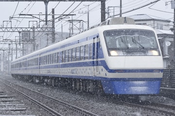 東武鉄道200系205Fを大袋～北越谷間で撮影した画像