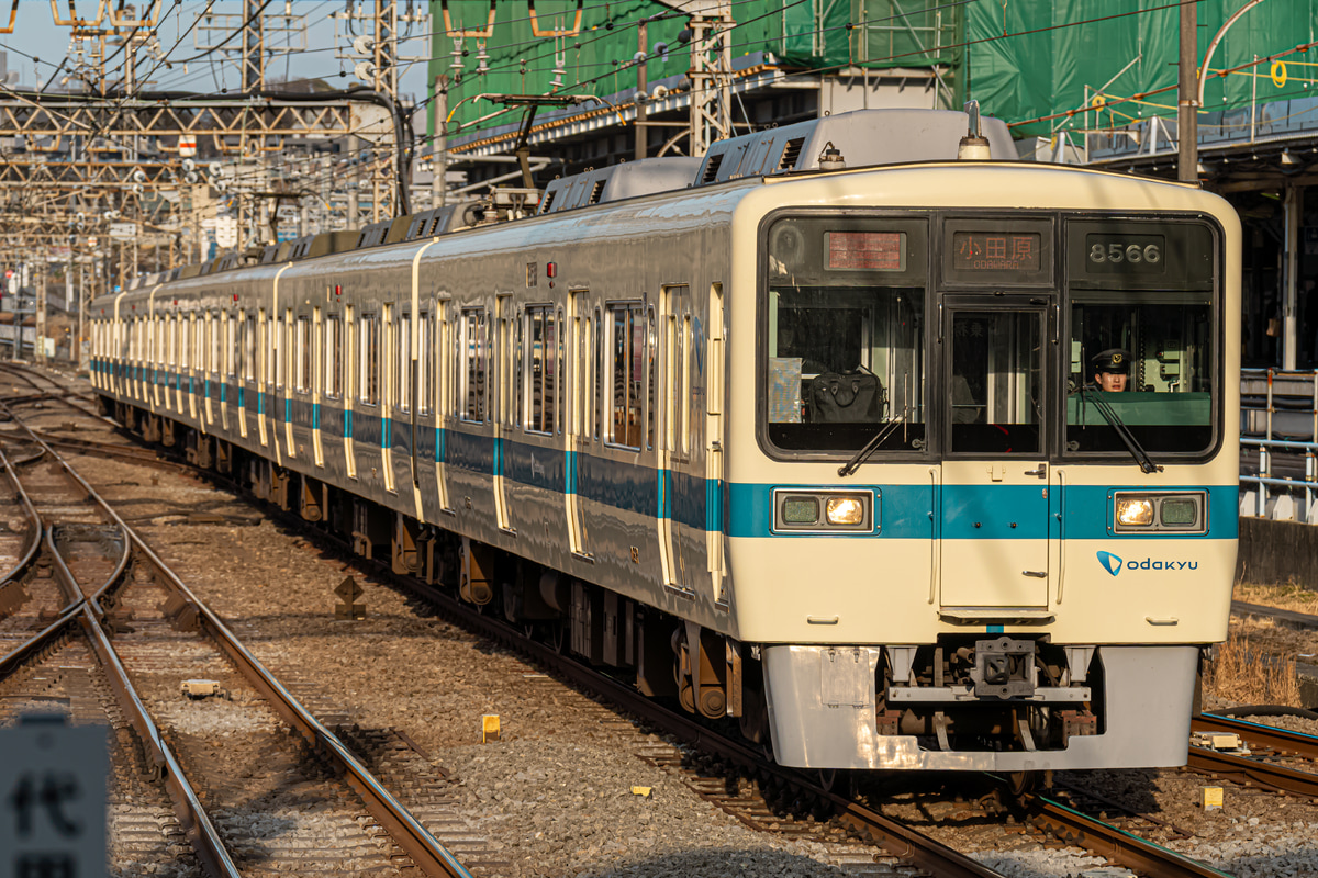 小田急電鉄 喜多見検車区 8000型 8266×6