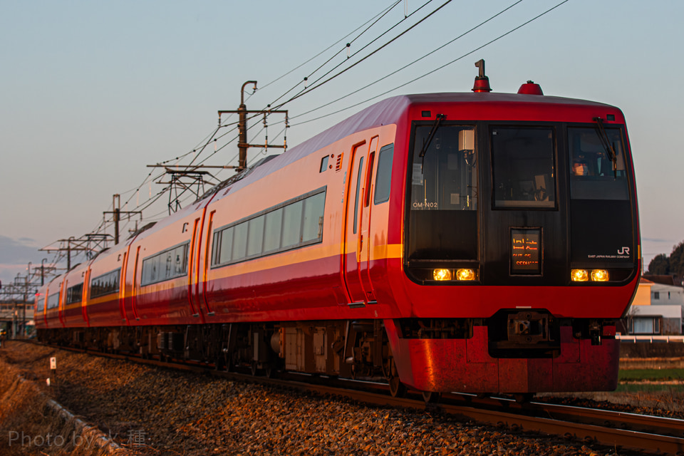253系「栃木発栃木行き」乗車ツアー送り込み回送