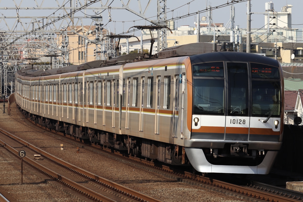 東京メトロ 和光検車区 10000系 10128F