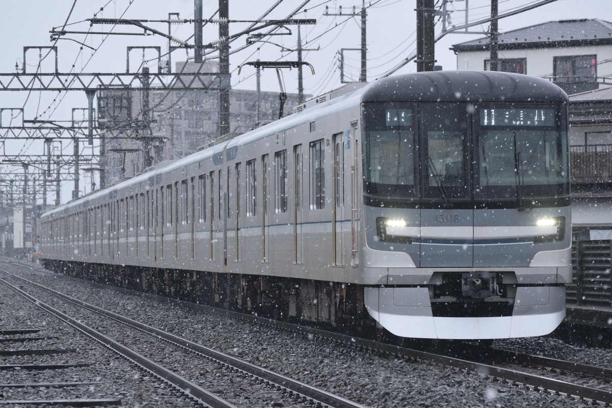 東京メトロ 千住検車区 13000系 13118F