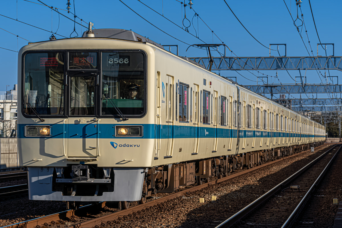小田急電鉄 喜多見検車区 8000型 8266×6