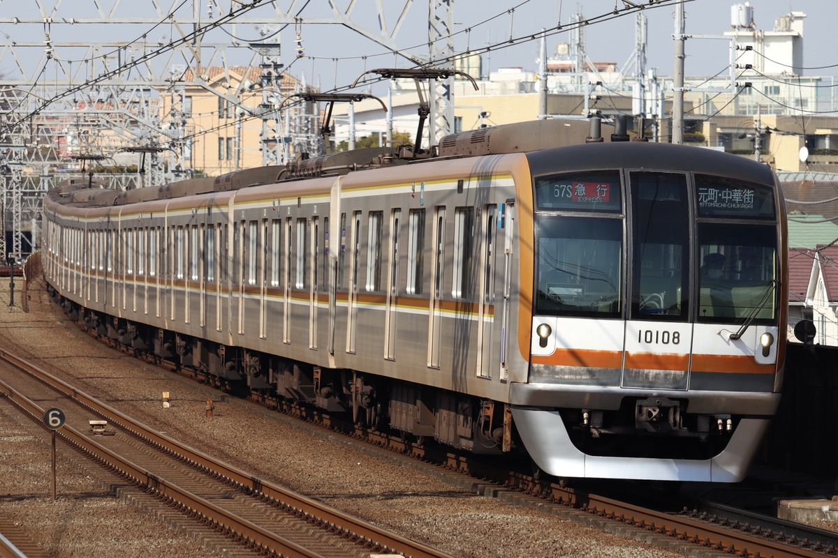 東京メトロ 和光検車区 10000系 10108F