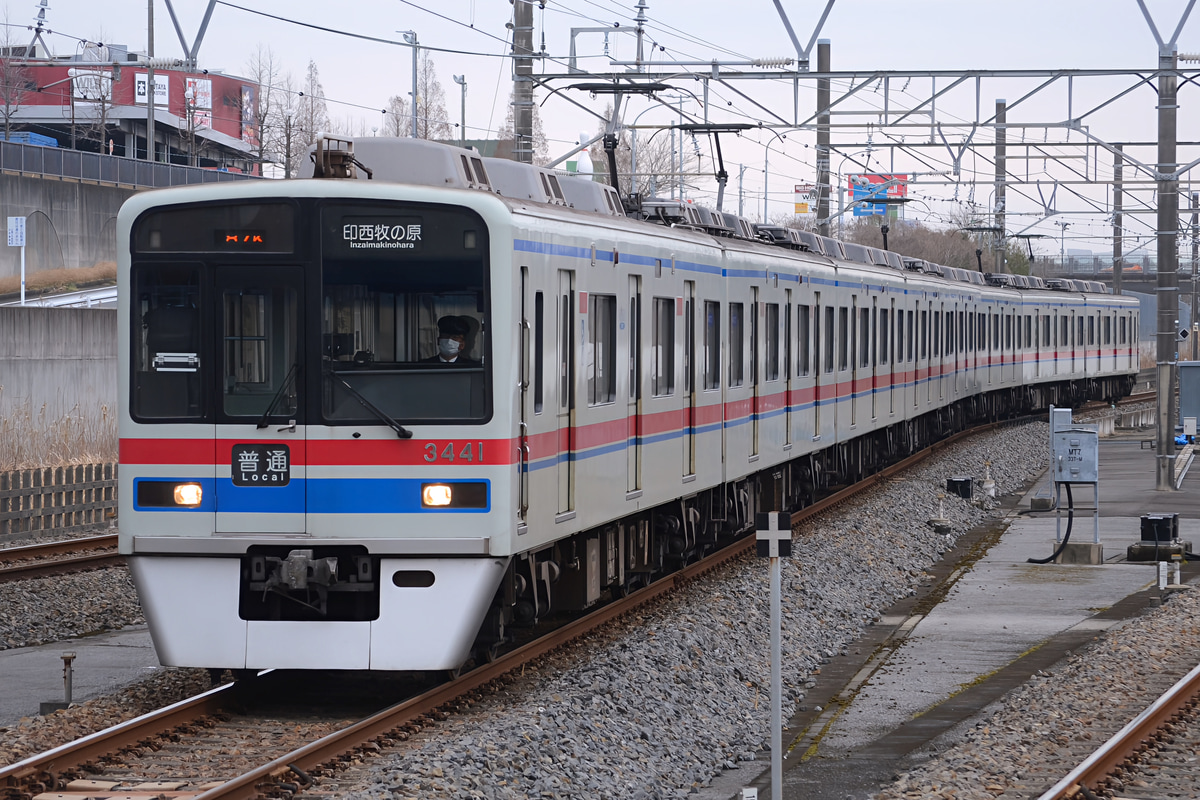 京成電鉄 宗吾車両基地 3400形 3448F