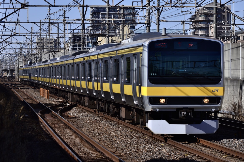 JR東E231系ミツB27編成<br class="br-sp" />(B27編成)(ミツB27)の写真