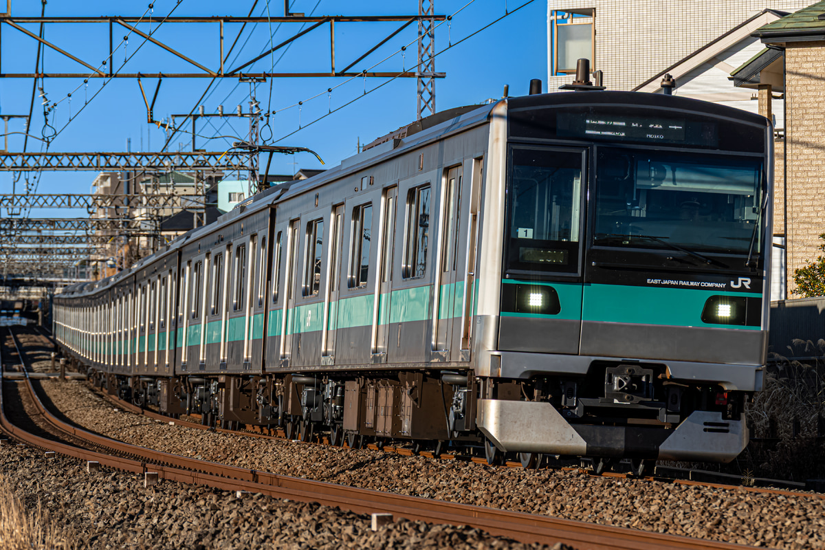 JR東日本 松戸車両センター E233系 マト1編成