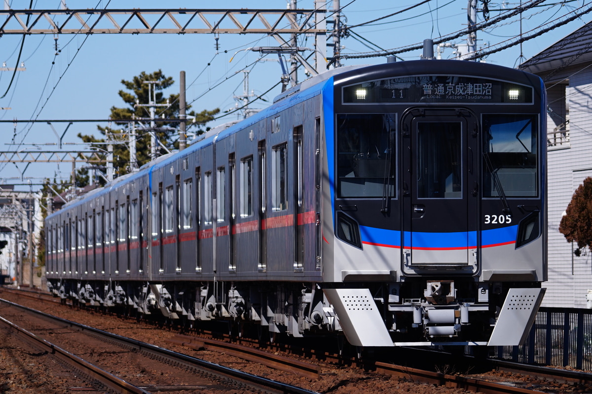 京成電鉄 宗吾車両基地 3200形 3206-3205