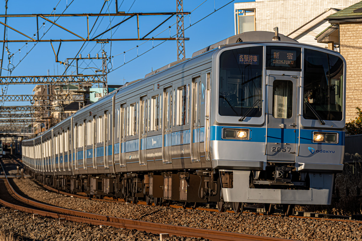 小田急電鉄 海老名検車区 2000型 2057×8