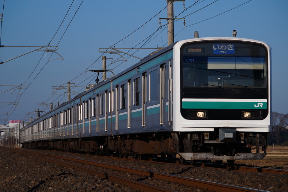 JR東E501系カツK704編成<br class="br-sp" />(カツK704)の写真