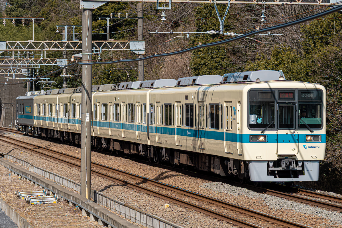 小田急電鉄 喜多見検車区 8000型 8066×4