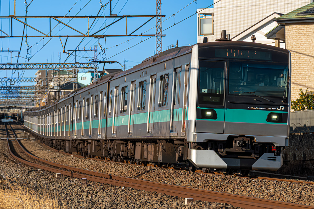 JR東日本 松戸車両センター E233系 マト7編成