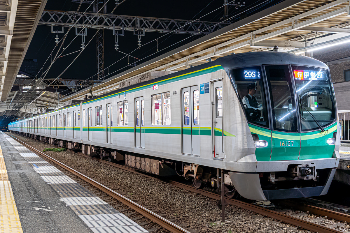 東京メトロ 綾瀬検車区 16000系 16127F