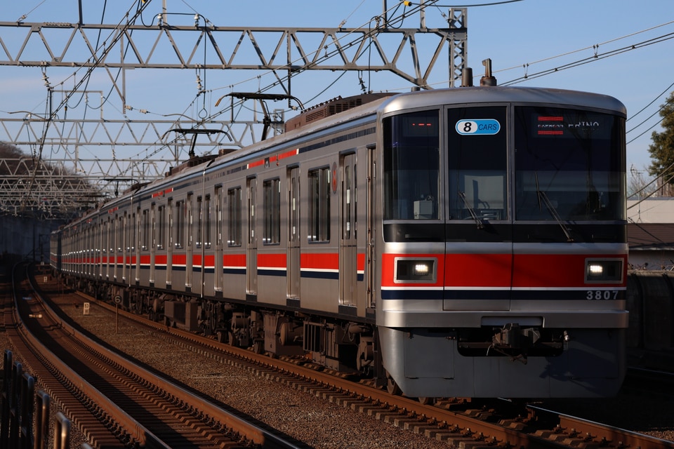 東急3000系3107F<br class="br-sp" />(3107編成)の写真