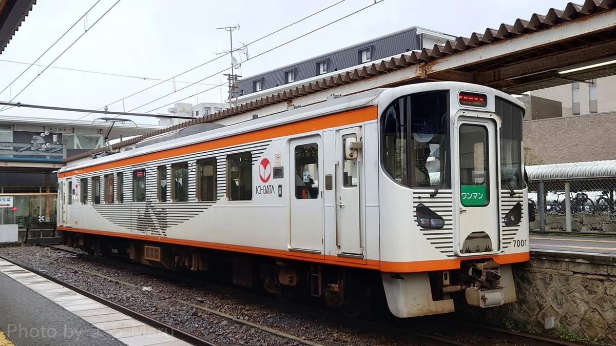 一畑電車 平田車庫 7000系 7001