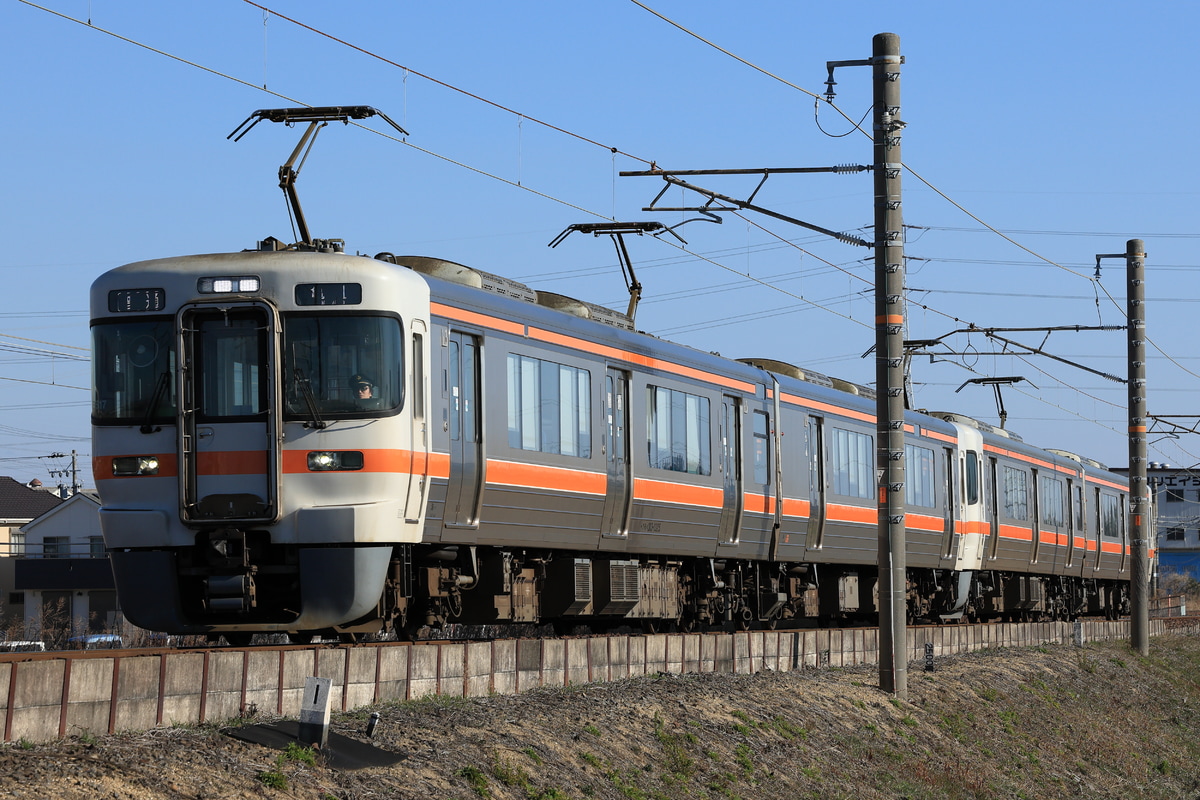 JR東海 神領車両区 313系 シンB517編成