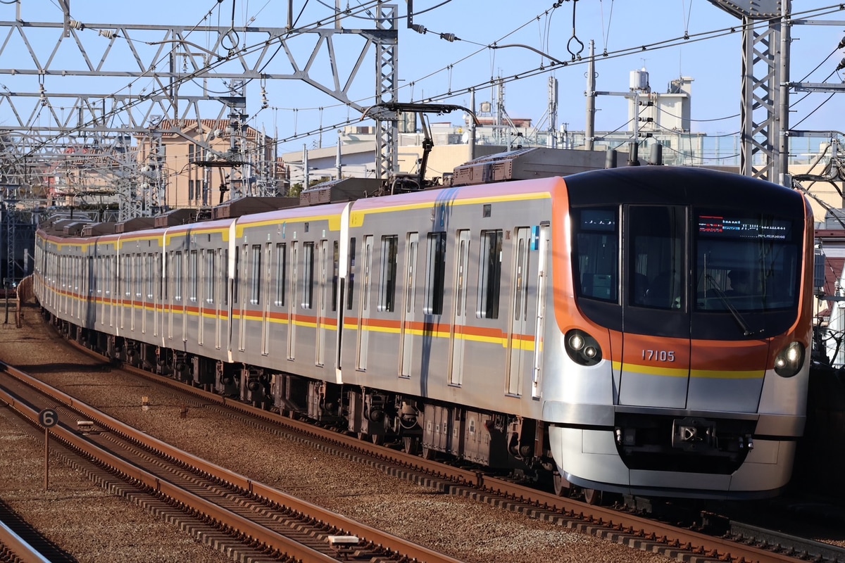 東京メトロ 和光検車区 17000系 17105f