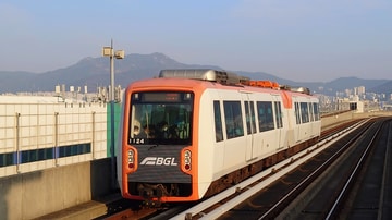 釜山-金海軽電鉄 新明車両事業所 1000系 24編成