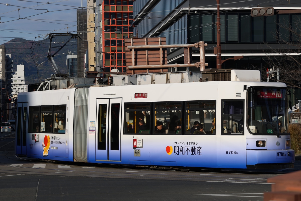 熊本市交通局 上熊本営業所 9700型 9704