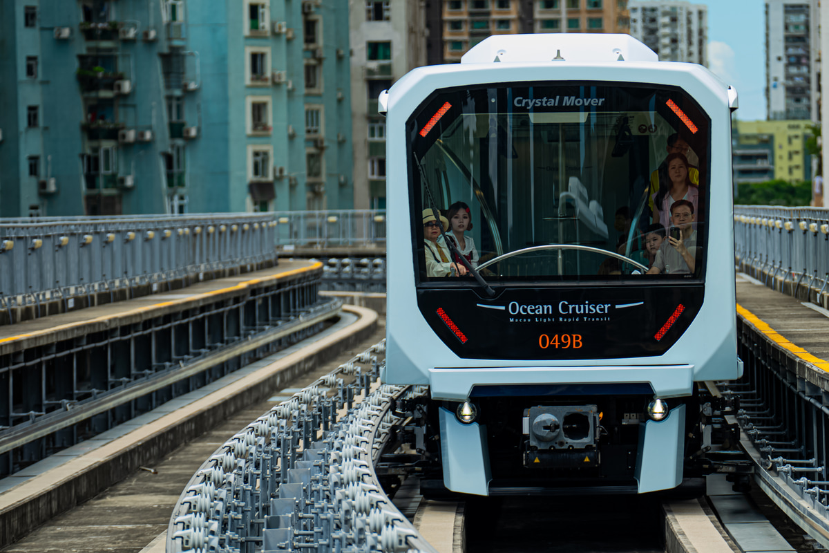 澳門軽軌鉄路 氹仔輕軌車廠 濱海巡航 049