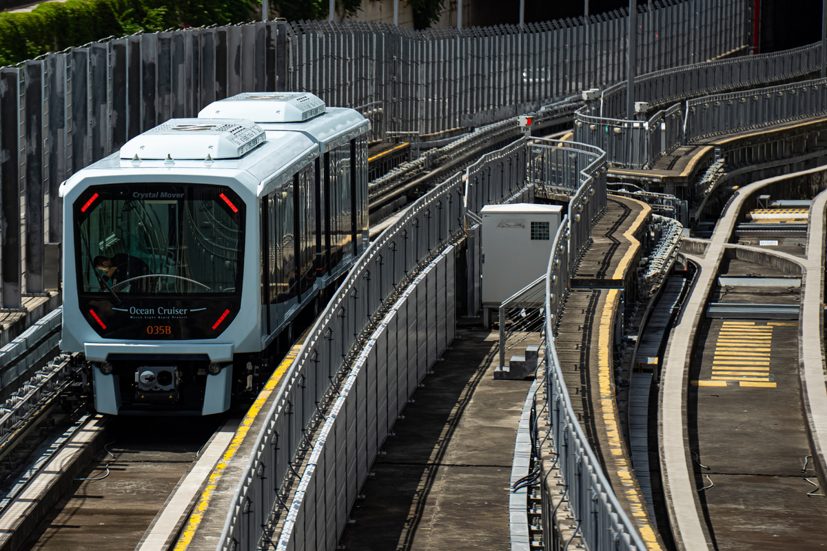 澳門軽軌鉄路 氹仔輕軌車廠 濱海巡航 035