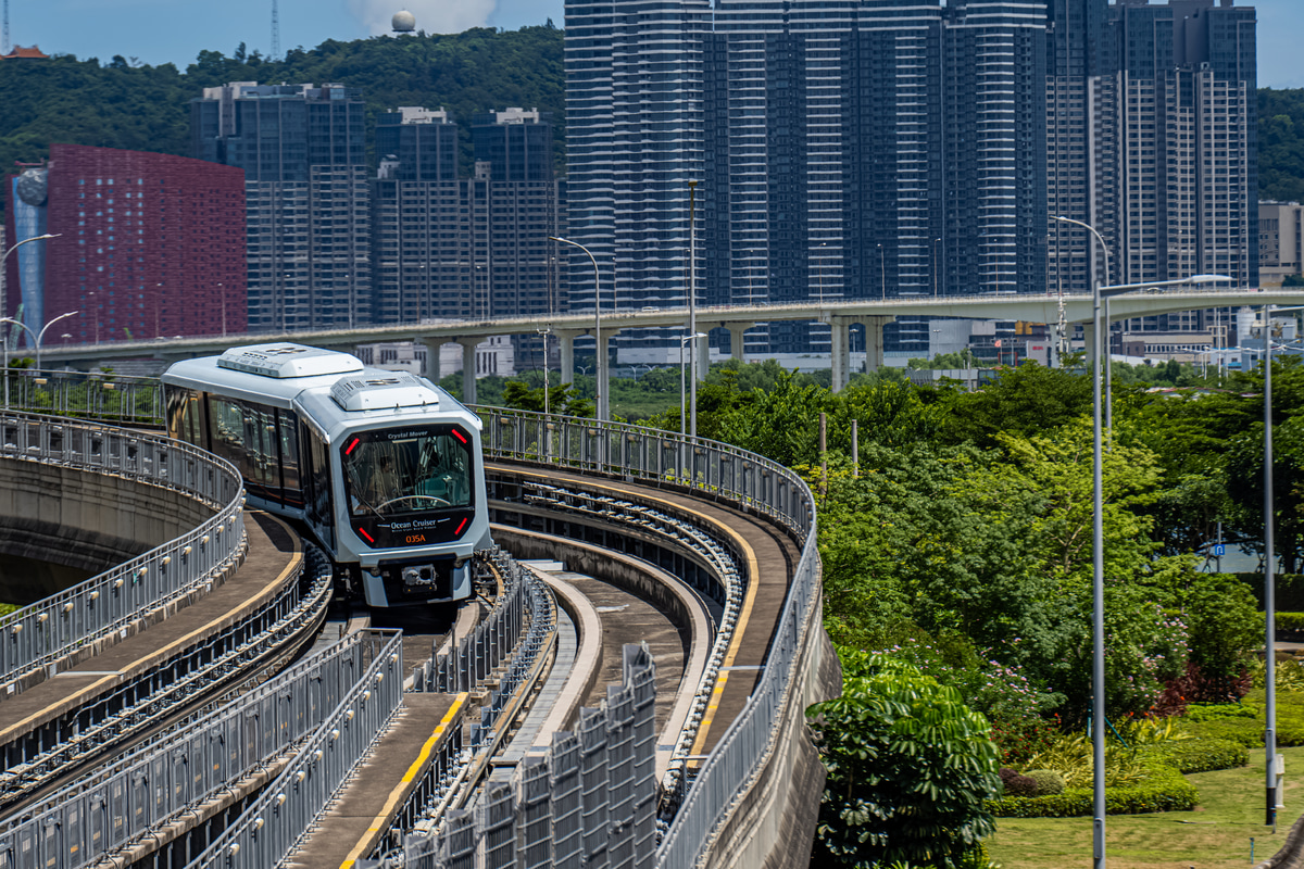 澳門軽軌鉄路 氹仔輕軌車廠 濱海巡航 035