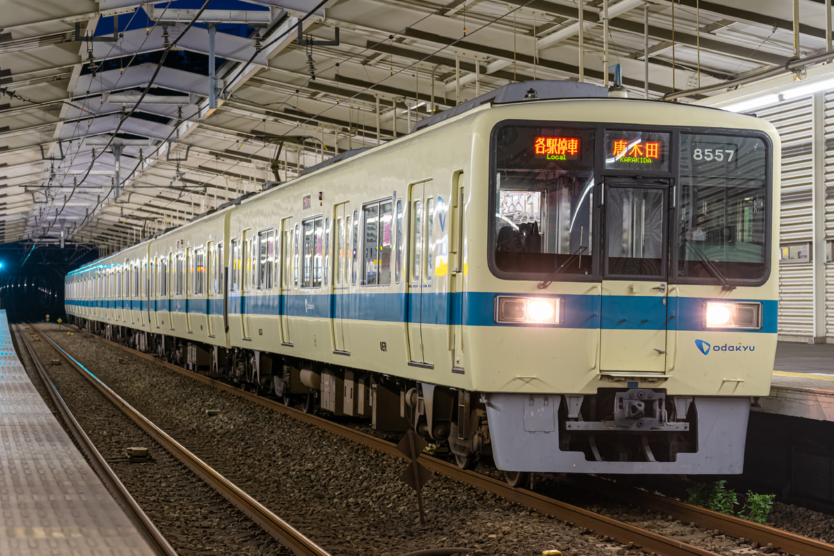 小田急電鉄 喜多見検車区 8000型 8257×6