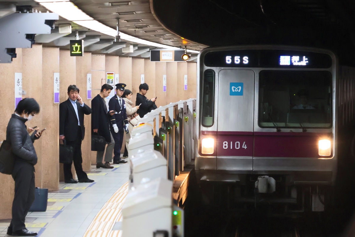 東京メトロ 鷺沼検車区 8000系 8104F