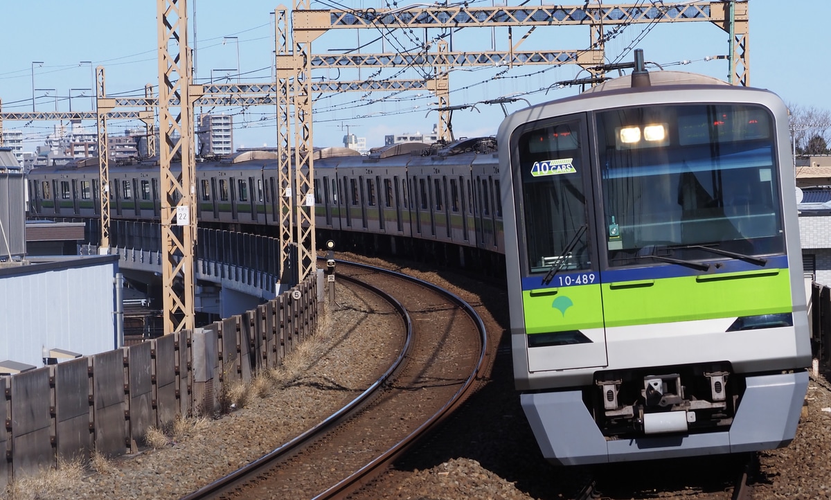 東京都交通局 大島車両検修場 10-300形 10-480f