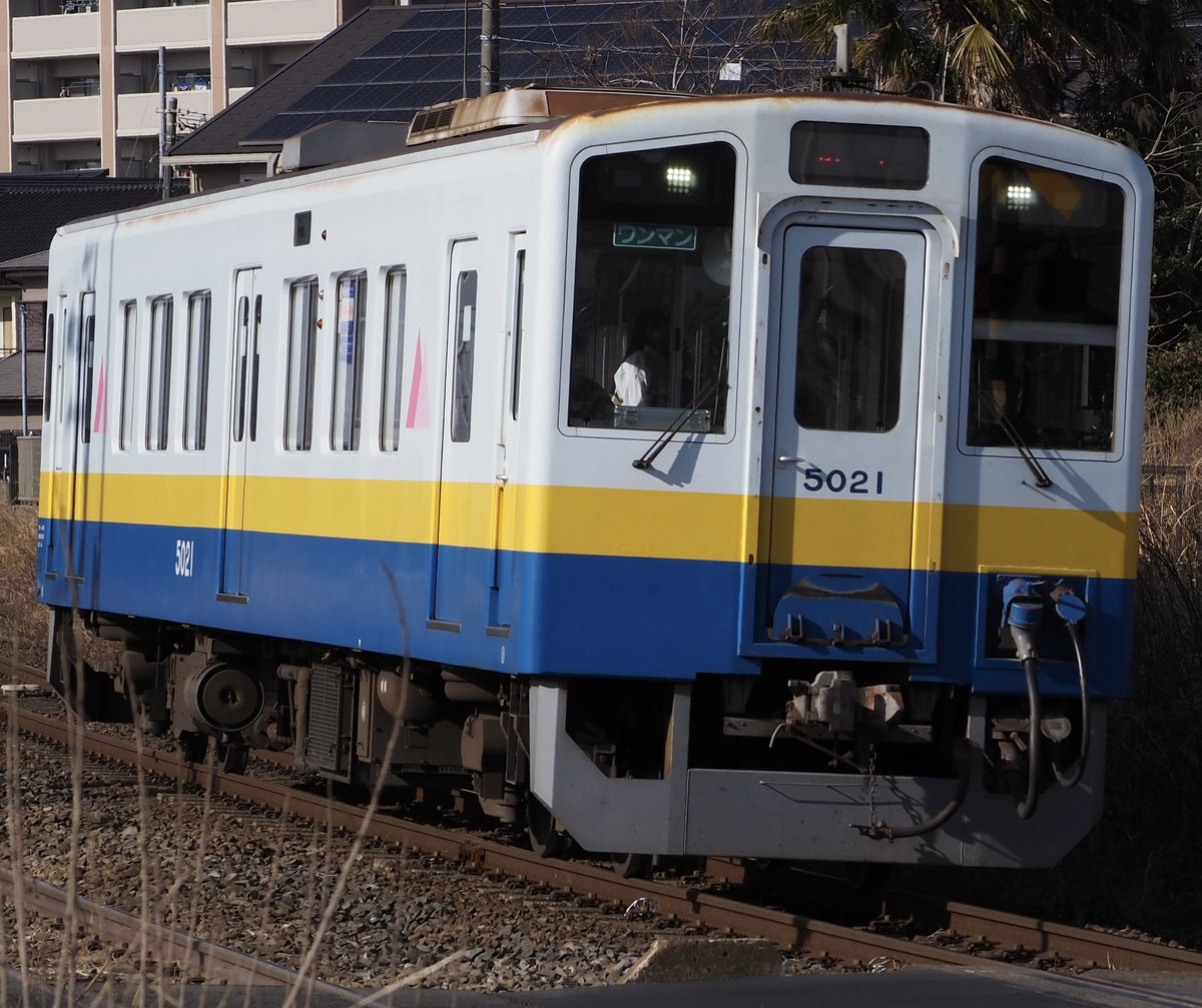 関東鉄道 水海道車両基地 キハ5020形 キハ5021