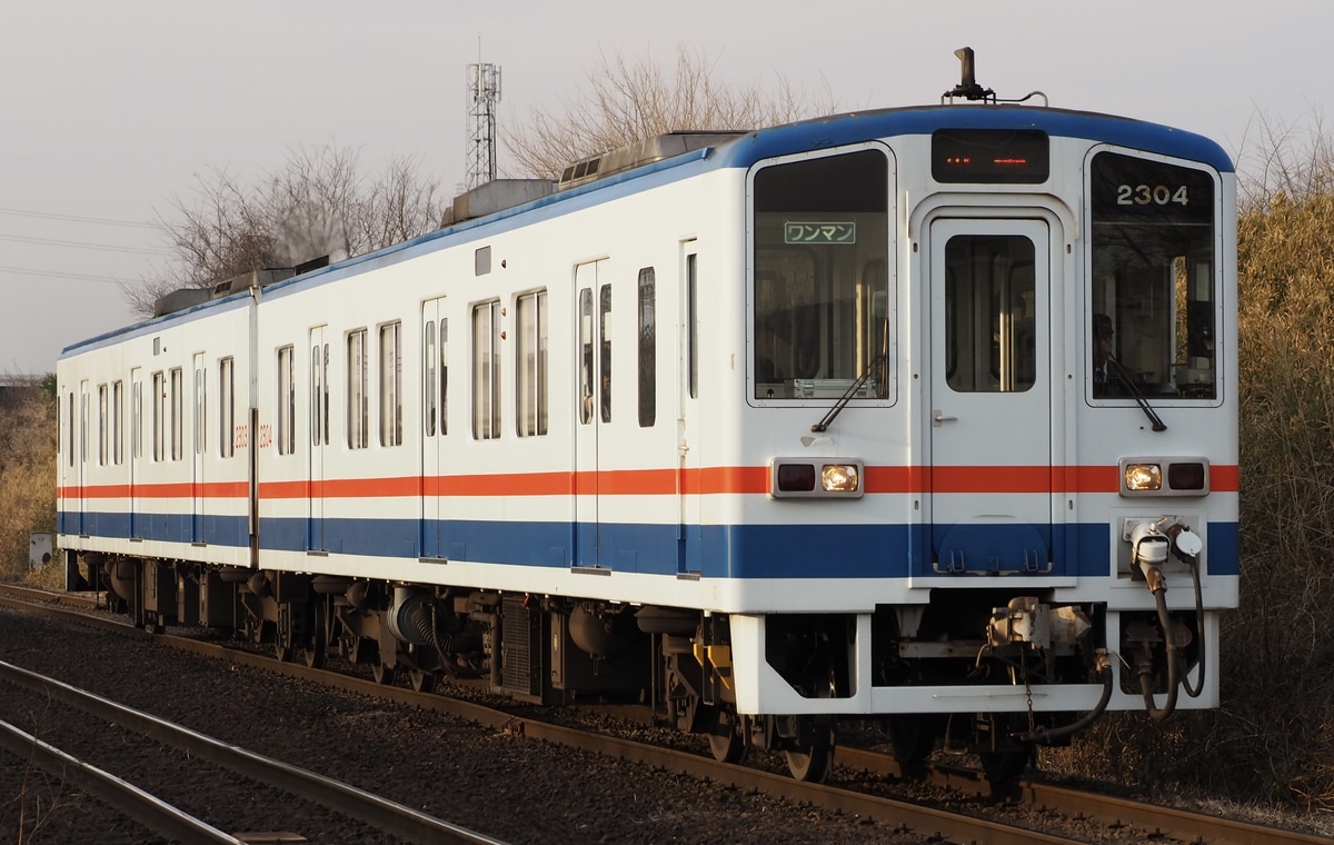 関東鉄道 水海道車両基地 キハ2300形 キハ2303