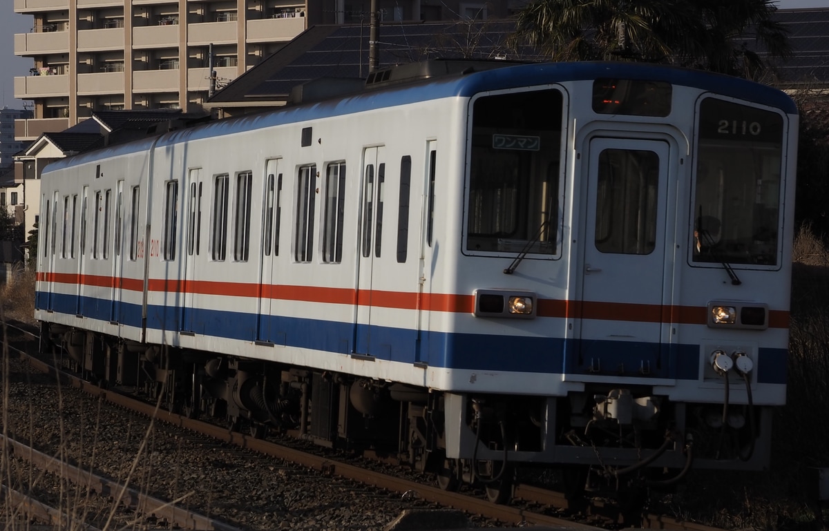 関東鉄道 水海道車両基地 キハ2100形 キハ2109