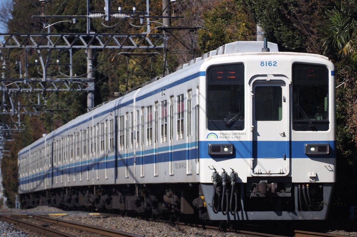 東武鉄道 南栗橋車両管区七光台支所 8000系 8162f