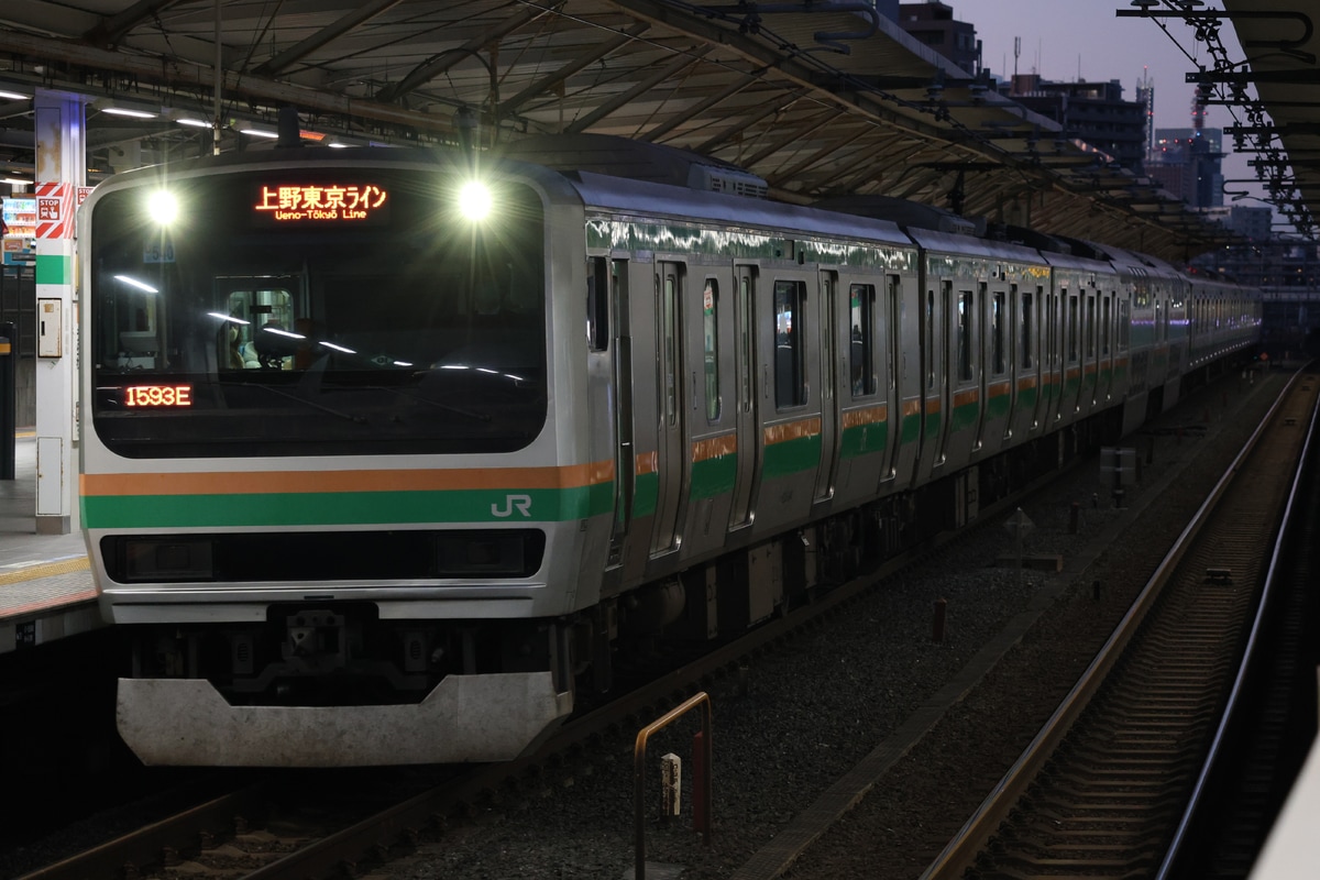 JR東日本 小山車両センター E231系 ヤマU540編成