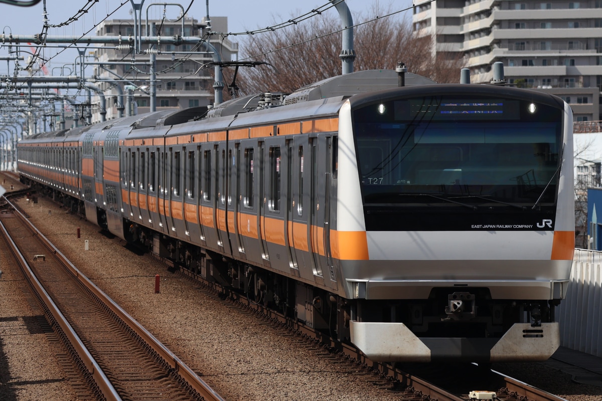 JR東日本 豊田車両センター本区 E233系 トタT27編成