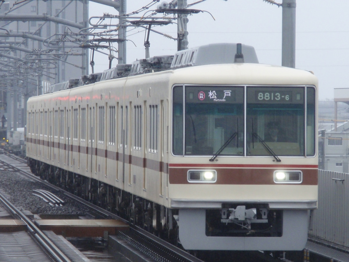 新京成電鉄 くぬぎ山車両基地 8800形 8813F