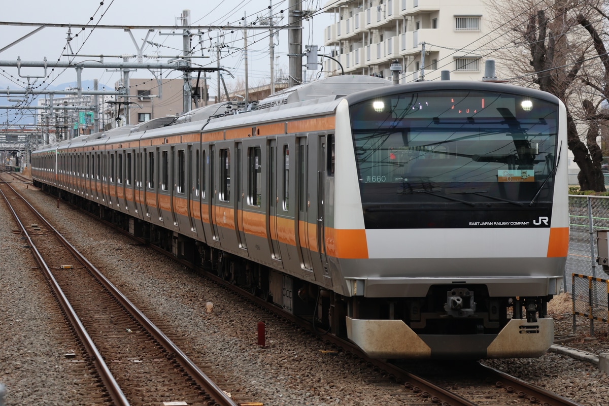 JR東日本 豊田車両センター本区 E233系 トタ青660編成