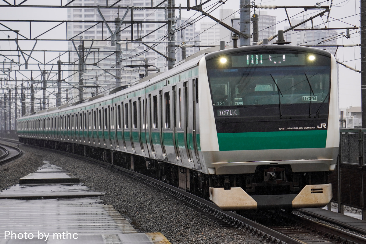 JR東日本 川越車両センター E233系 ハエ121編成