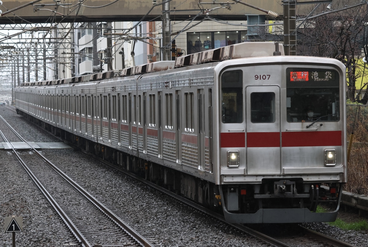 東武鉄道 森林公園検修区 9000系 9007F