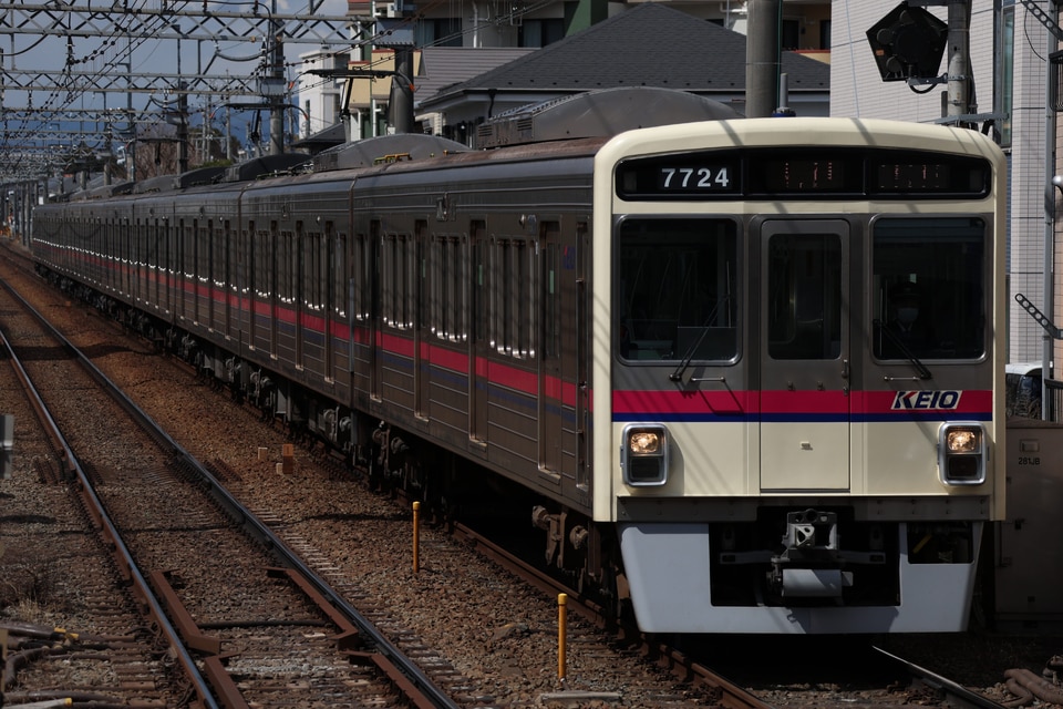 京王7000系  7724  後期車 ４両編成 京王7000系 7724 後期車 4両編成
